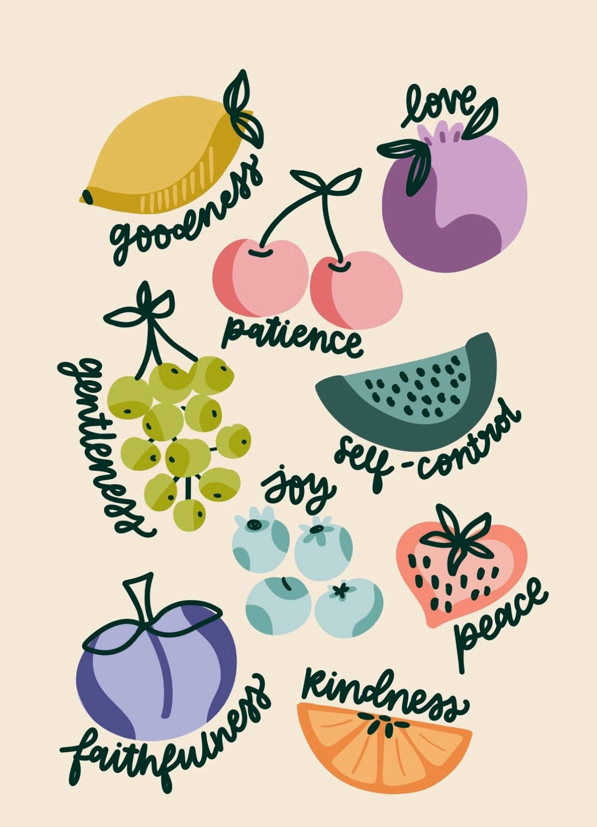 KIDS/YOUTH Fruit of The Spirit Tee (PRE ORDER)